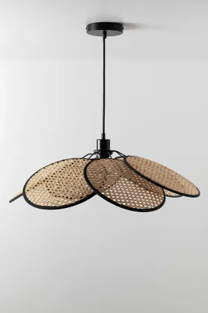 Bamboo Hanging lamp for Living Room | Rattan Pendant light | Cane ceiling light - Ishita