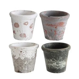 Distressed Clay Planter